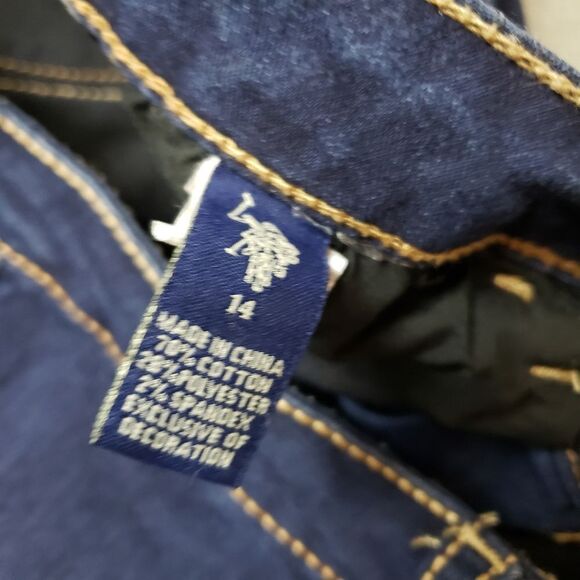 U.S. Polo assn. high rise skinny jeans size 14 - Picture 5 of 12